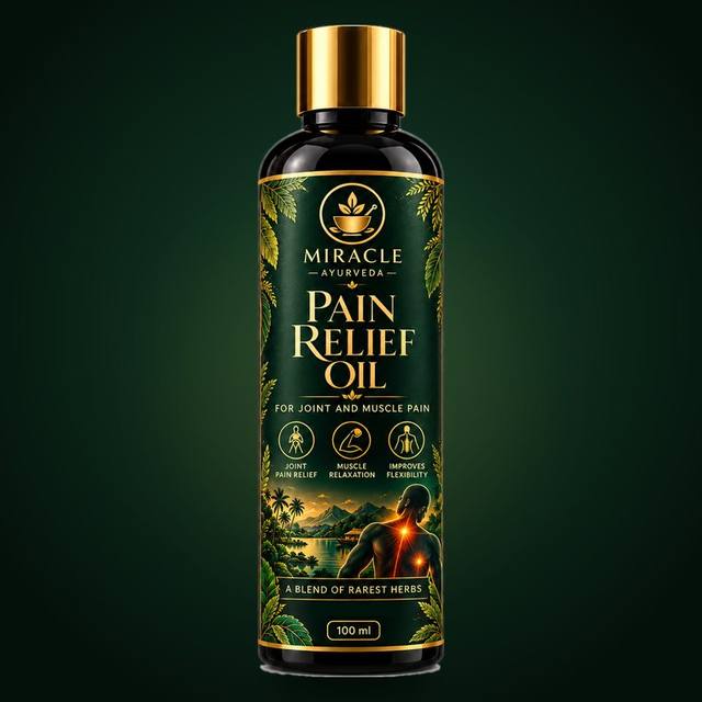 Miracle Ayurveda Pain Relief Oil 100 ml bottle